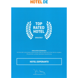 Top Rated Hotel 2016/2017 hotel.de