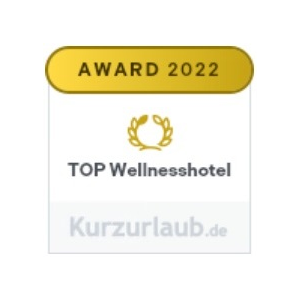 Award 2022 Top Wellnesshotel Kurzurlaub.de