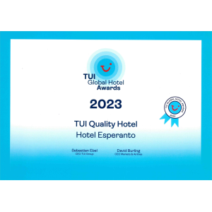 TUI Global Hotel Awards 2023 TUI Quality Hotel